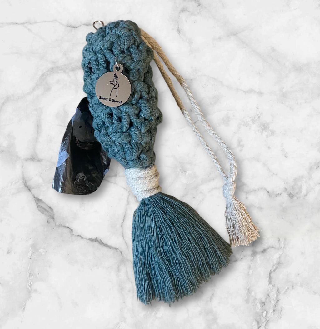 Macrame Boho Poo Bag Holder