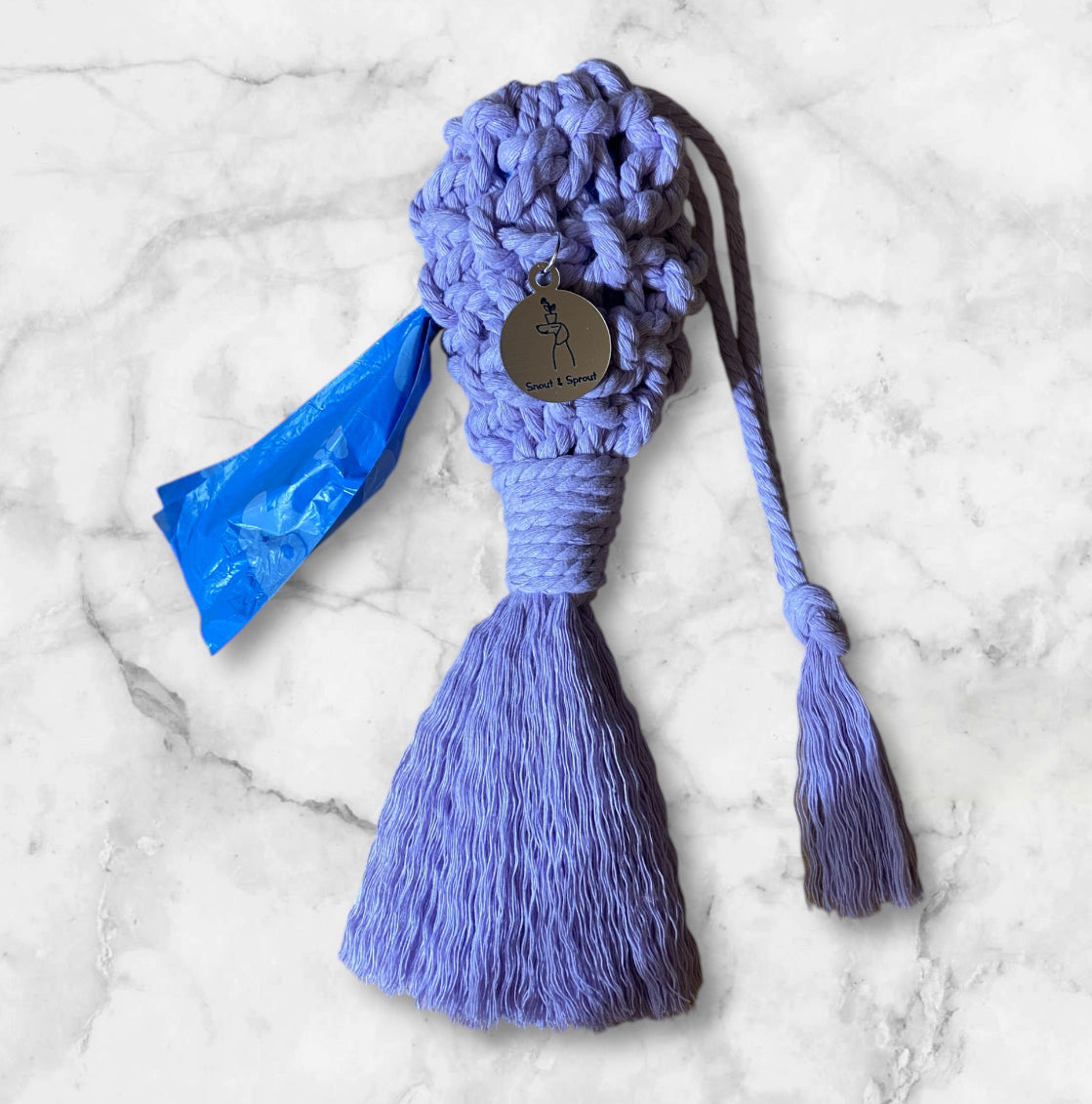Macrame Boho Poo Bag Holder