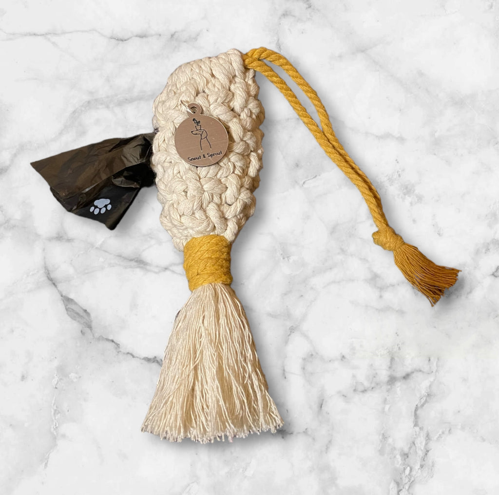Macrame Boho Poo Bag Holder