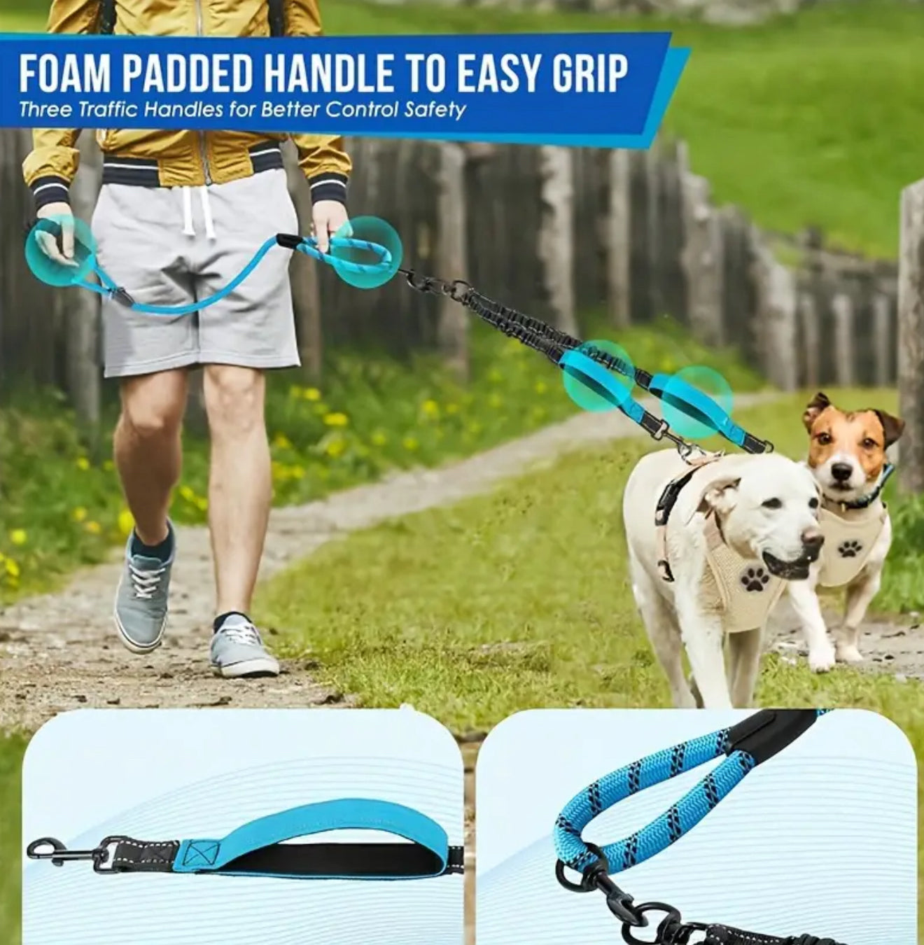 Leash + Tangle Free Split Lead