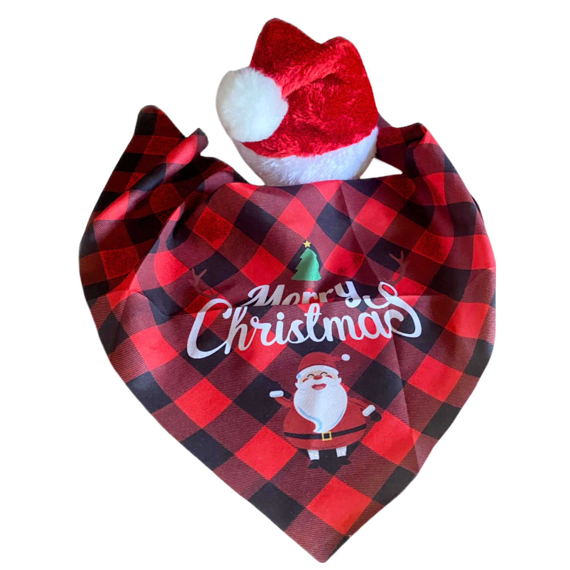 Christmas Santa Hat & Bandana Scarf