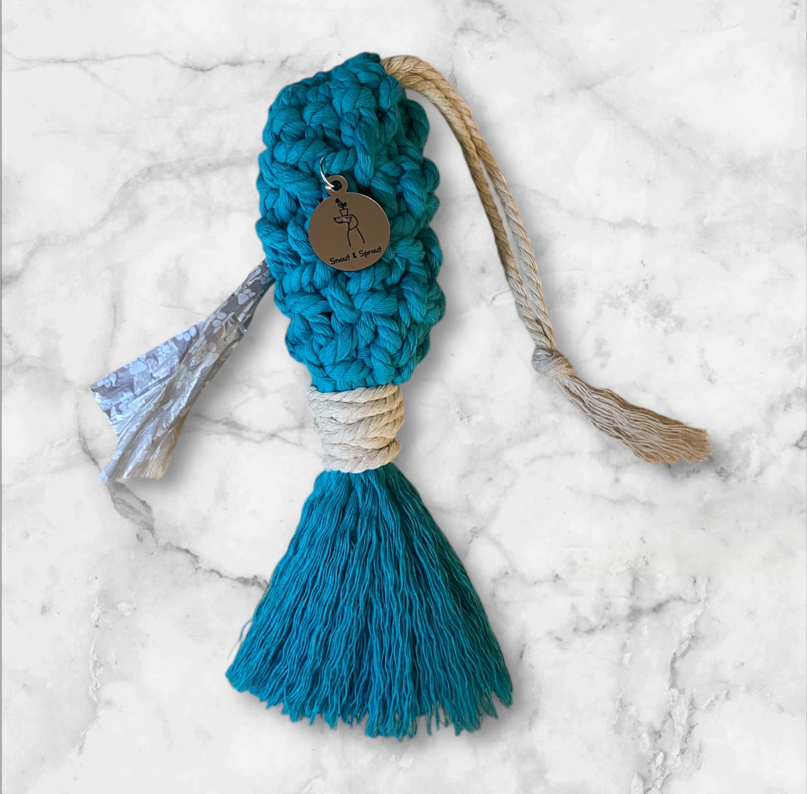 Macrame Boho Poo Bag Holder