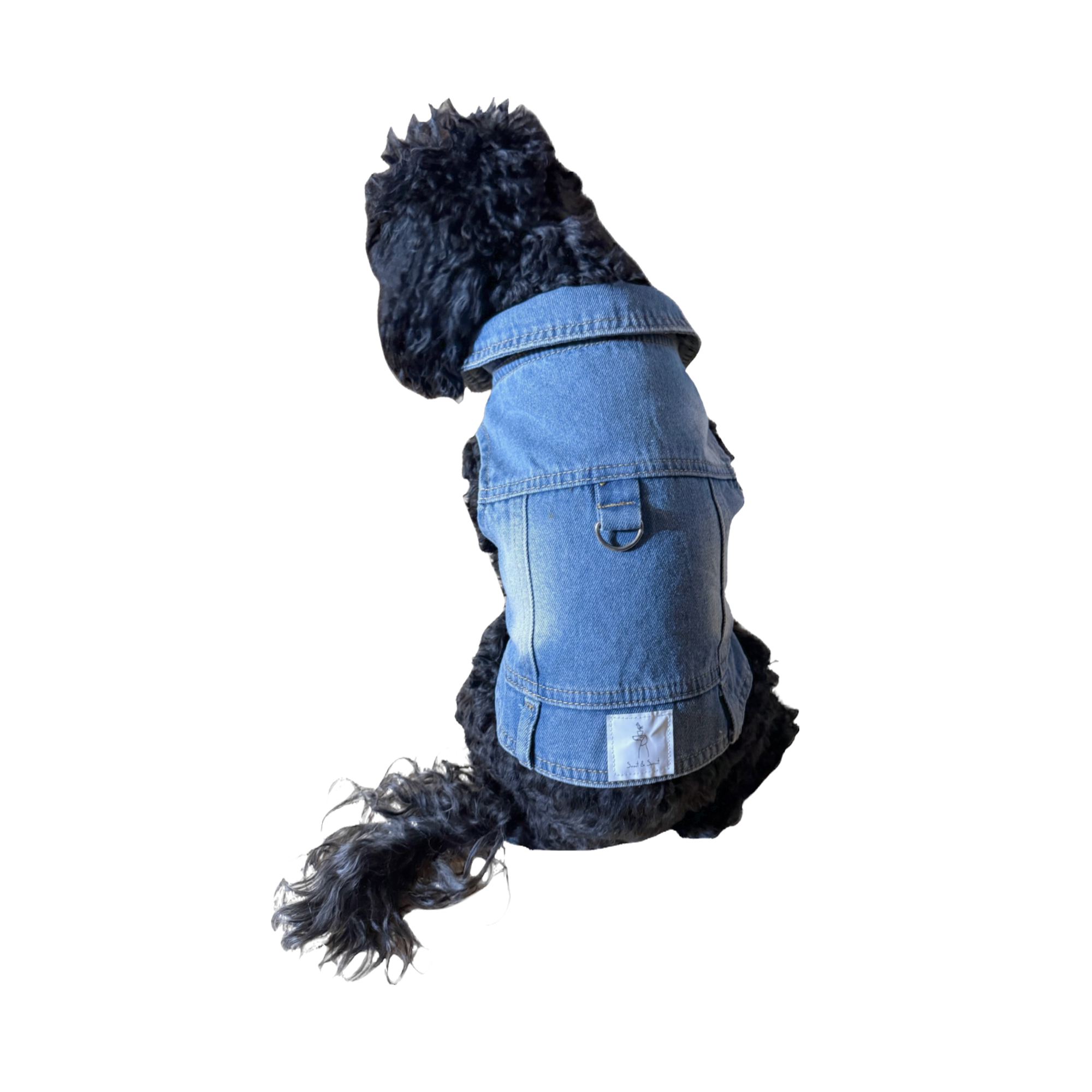 Denim Jacket with Harness
