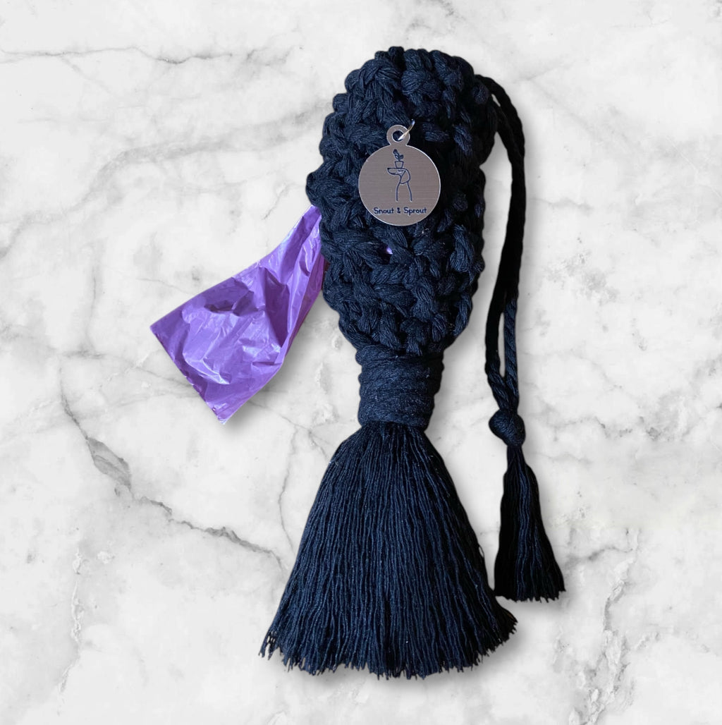 Macrame Boho Poo Bag Holder