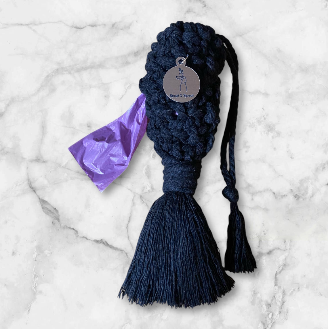 Macrame Boho Poo Bag Holder