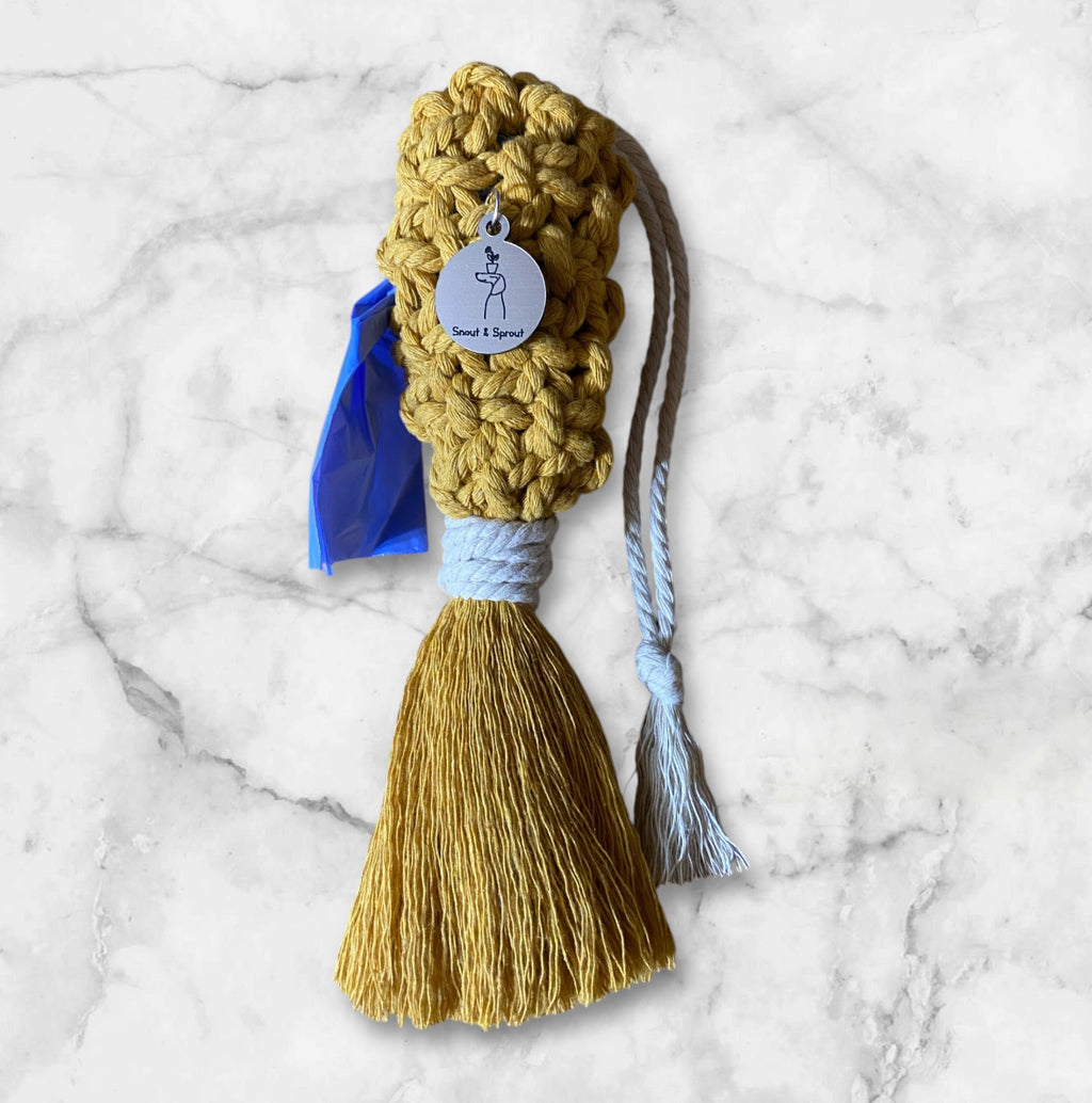 Macrame Boho Poo Bag Holder